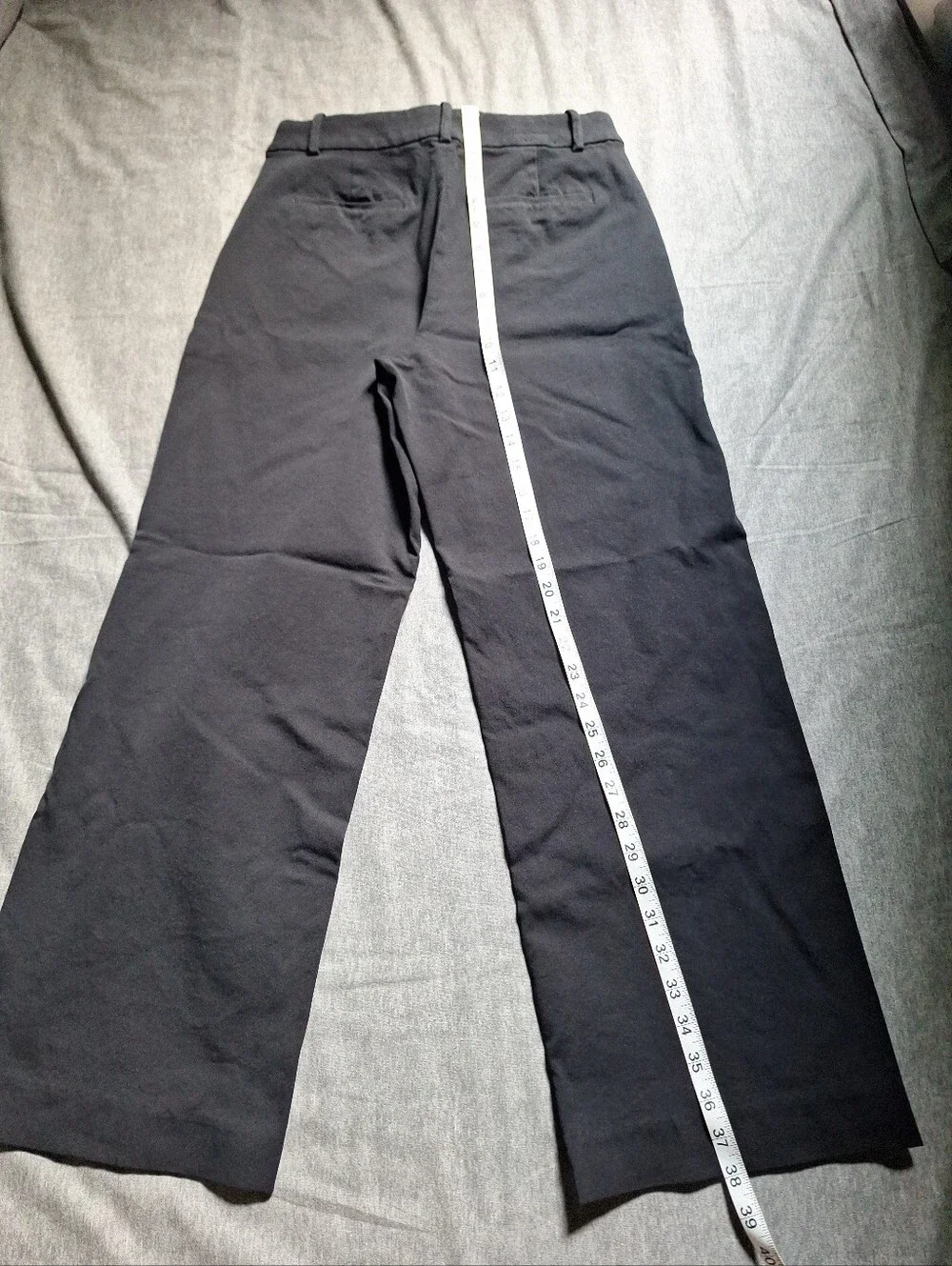 J. Crew Women's Black Chinos - Wide Leg Size 2